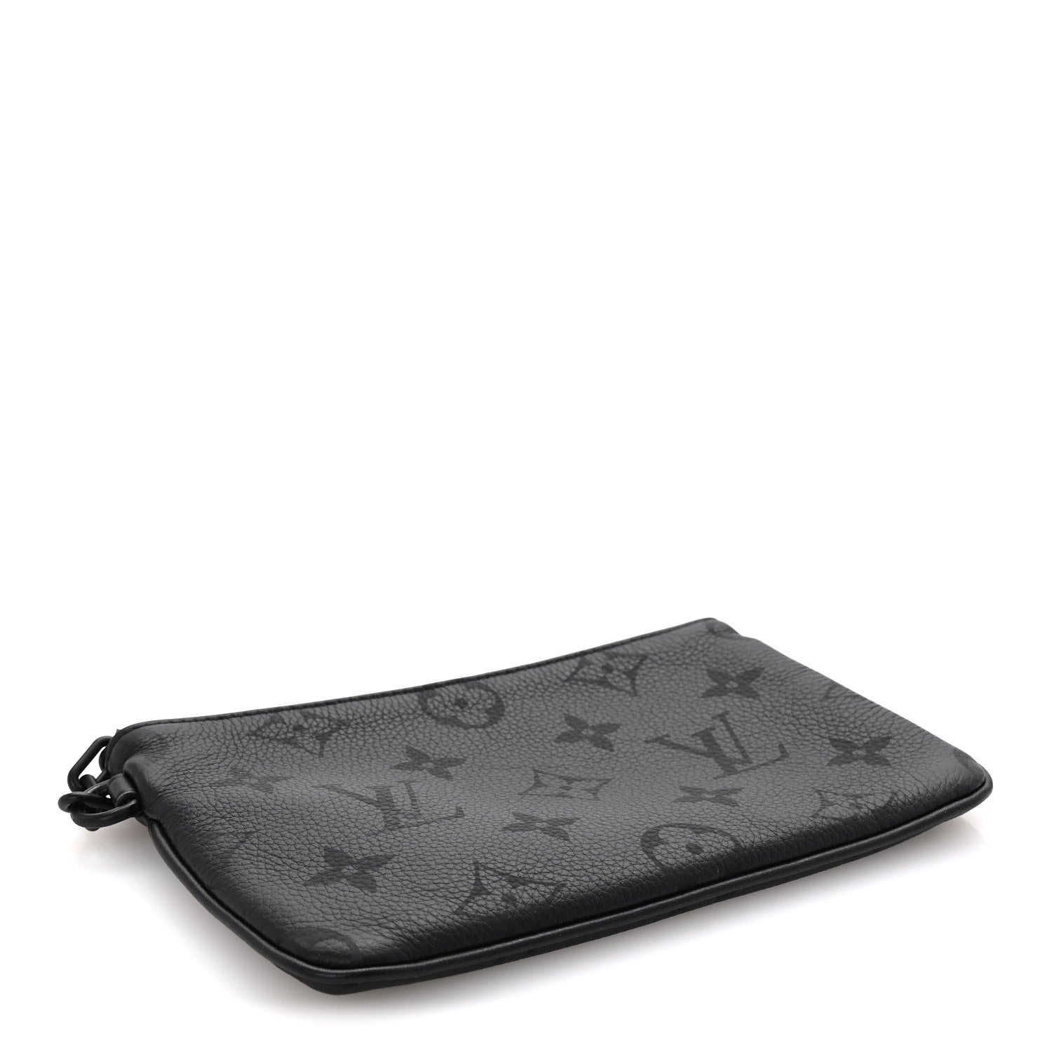 Louis Vuitton Calfskin Monogram Speedy P9 Bandouliere 40 Pochette Ultra Black 4 of 6