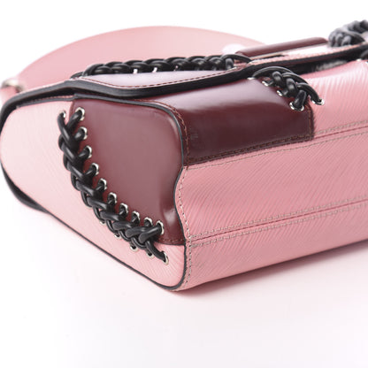Louis Vuitton Epi Braided Twist Shoulder Bag MM Rose Ballerine 8 of 9