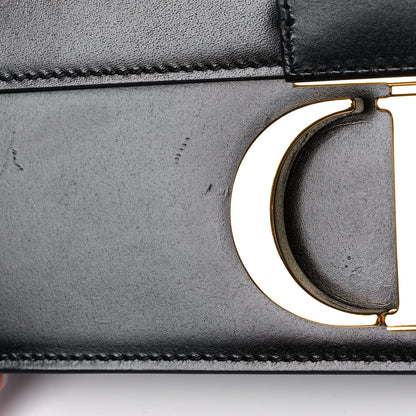 Christian Dior Smooth Calfskin 30 Montaigne Flap Bag Black 14 of 16