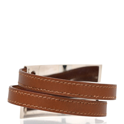Hermes Box Drag Double Tour Bracelet Gold 3 of 4