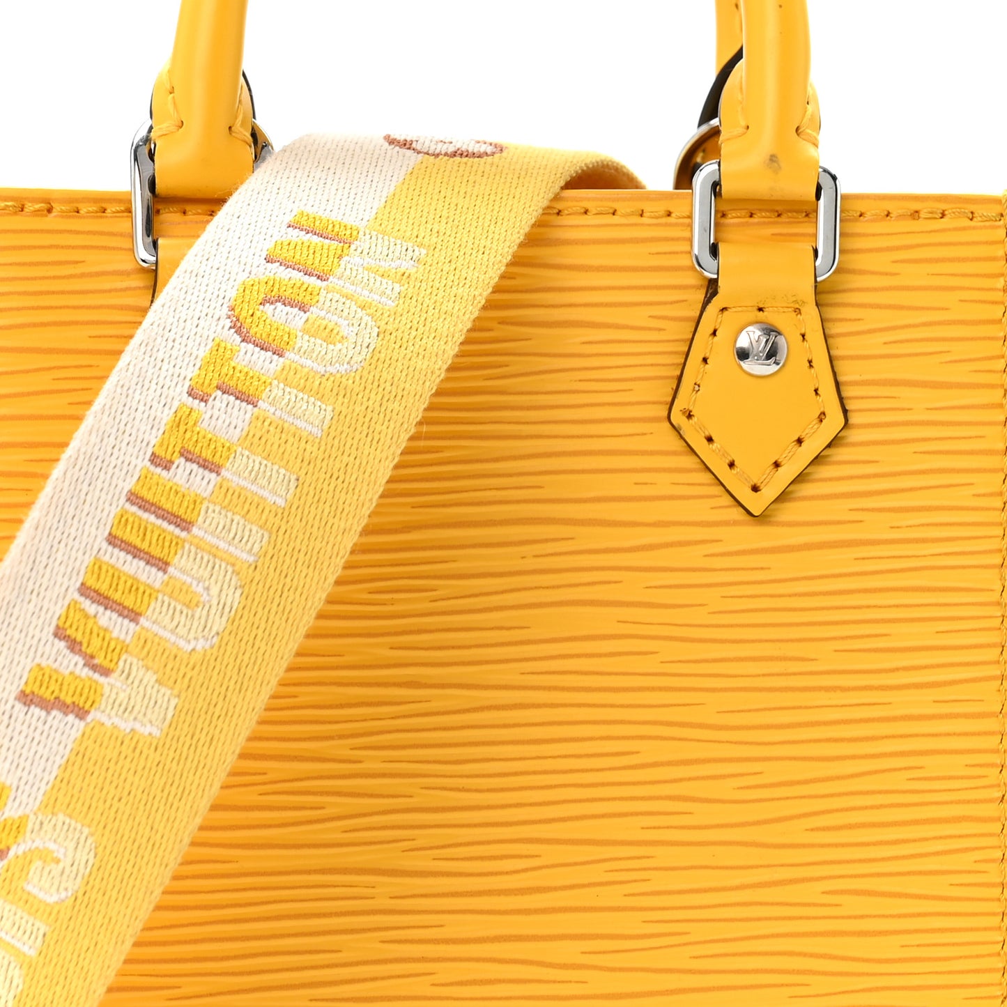 Epi Jacquard Petit Sac Plat Sunflower