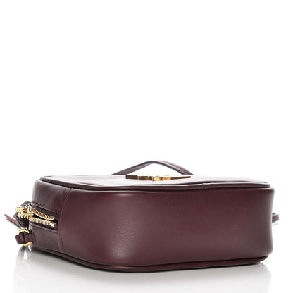 Saint Laurent Nappa Monogram Blogger Bag Bordeaux 4 of 6
