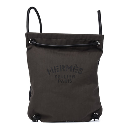 Hermes Herringbone Canvas Swift Maline Bag Kaki Ebene 1 of 8