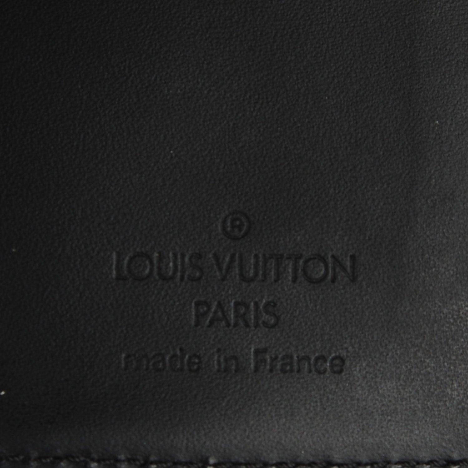 Louis Vuitton Epi Porte-Monnaie Elastique Wallet Black 6 of 7