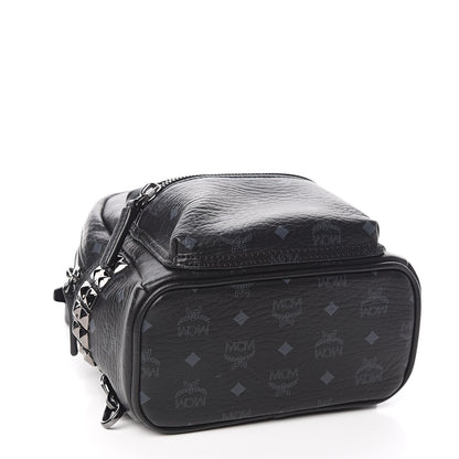 MCM Visetos Side Stud X-Mini Stark Bebe Boo Backpack Black 4 of 9