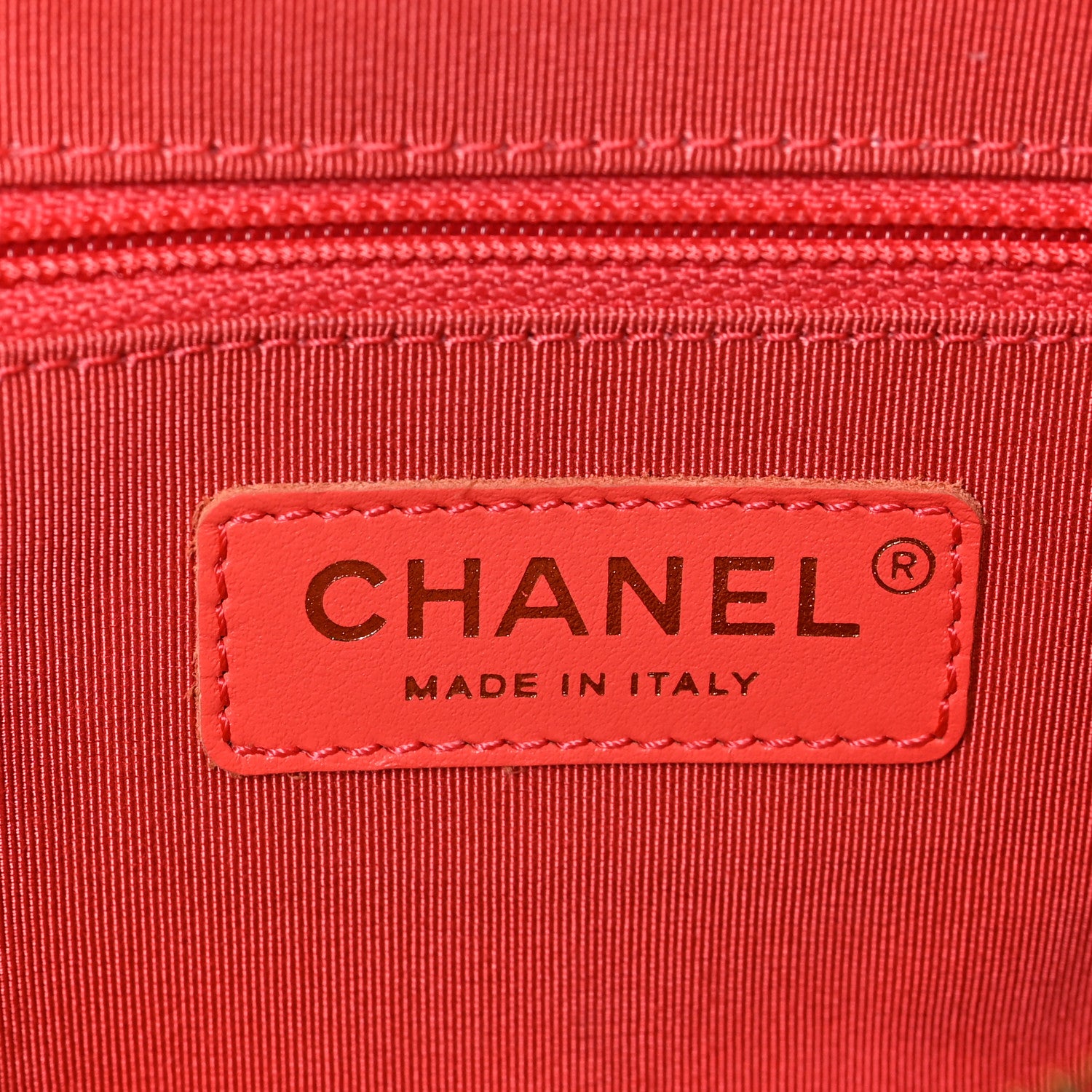 Chanel Lambskin Quilted Studded Waist Bag Red 6 of 9