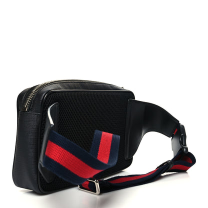 Gucci Soft GG Supreme Monogram Web Belt Bag Black Grey 3 of 11