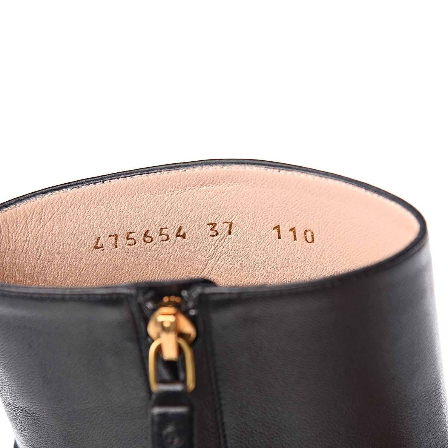 Gucci Nappa Sylvie Ankle Boots 37 Black 9 of 9