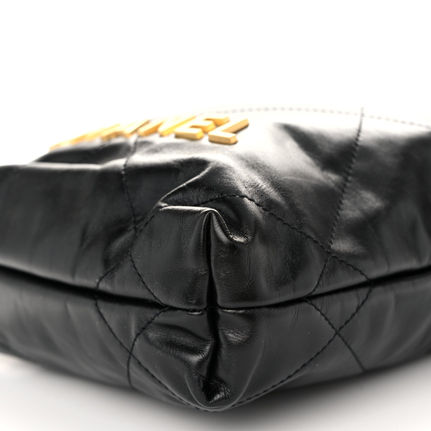 Chanel Shiny Calfskin Quilted Mini Chanel 22 Black 10 of 10