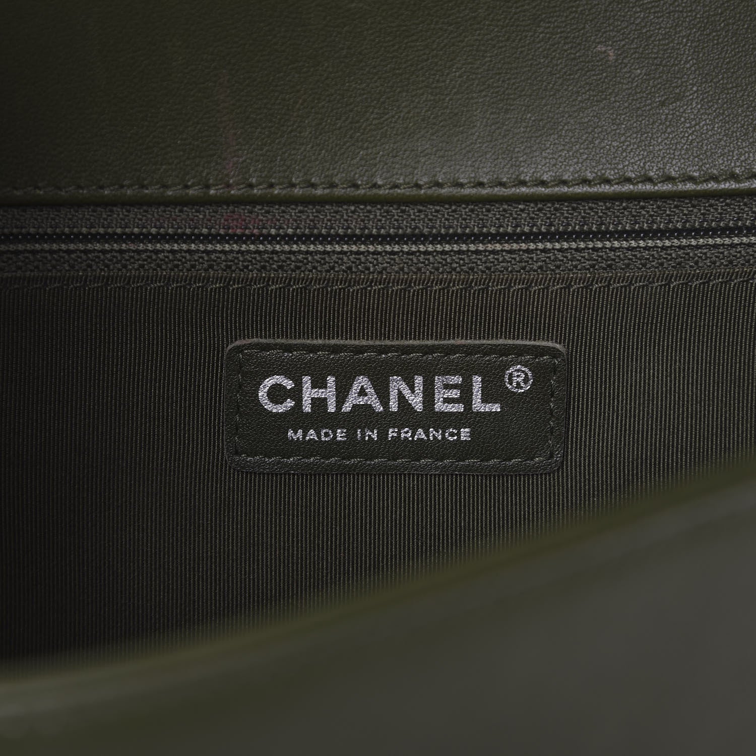 Chanel Lambskin Quilted New Medium Boy Flap Dark Green 6 of 21