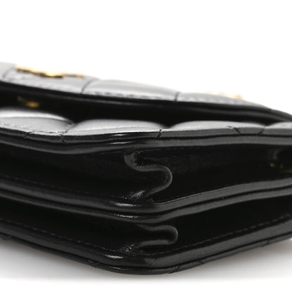 Chanel Lambskin Quilted Phone Holder Flap Black 10 of 10