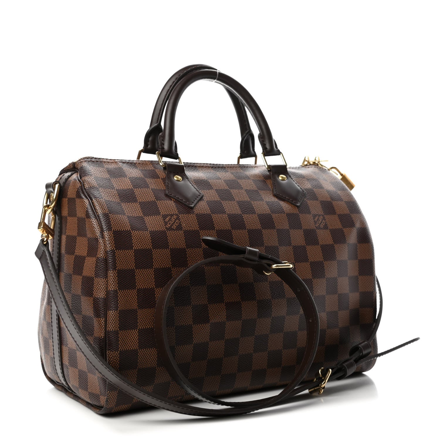 Louis Vuitton Damier Ebene Speedy Bandouliere 30 2 of 5
