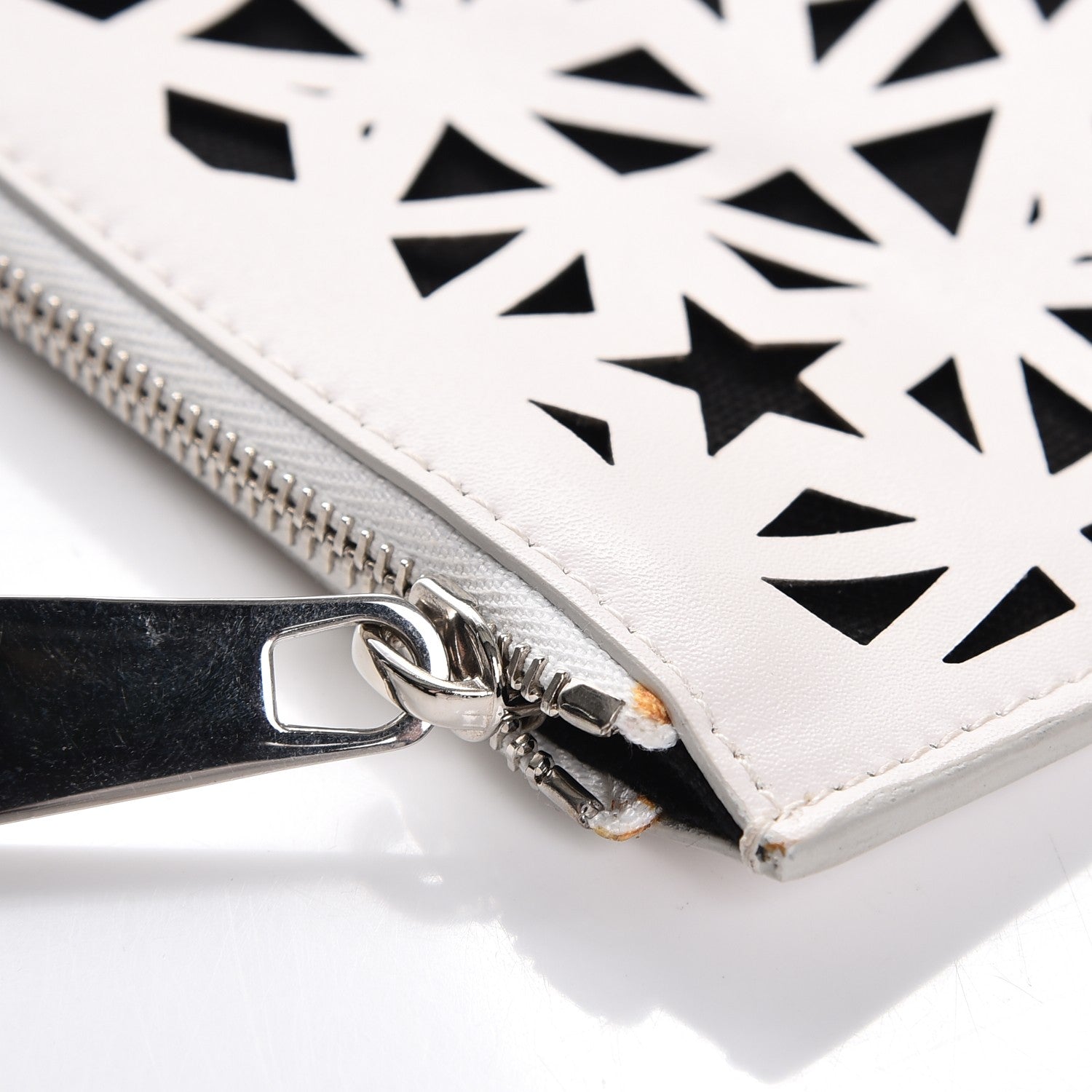 Givenchy Lambskin Star Print Large Pandora Pouch White Black 8 of 8