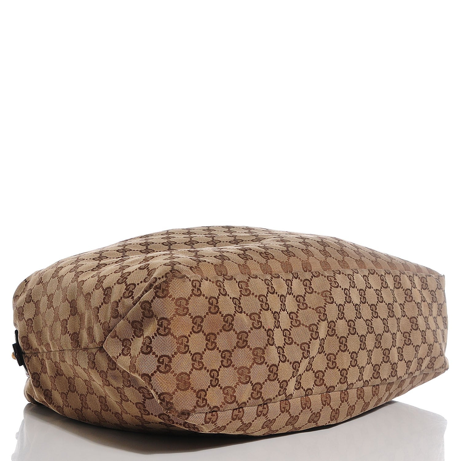 Gucci Monogram Large Horsebit Chain Hobo Dark Brown 11 of 14
