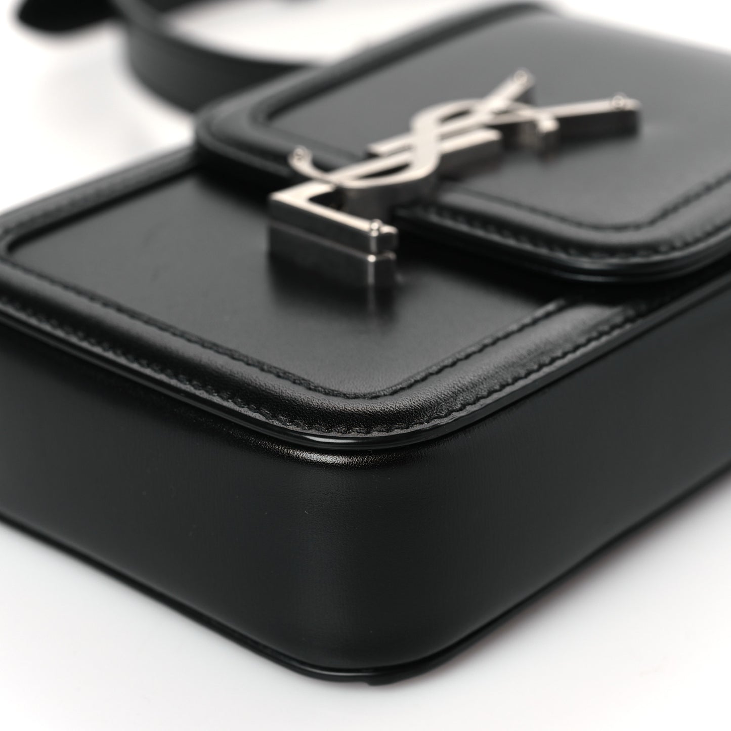 Smooth Calfskin Mini Solferino Satchel Black