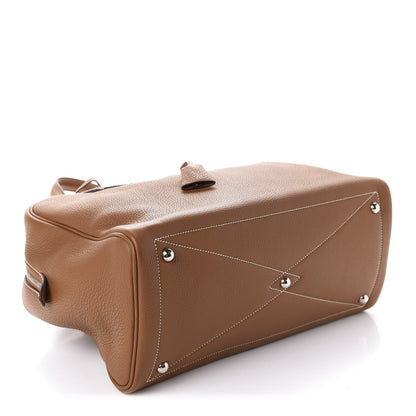 Hermes Taurillon Clemence Victoria II 35 Gold 4 of 12