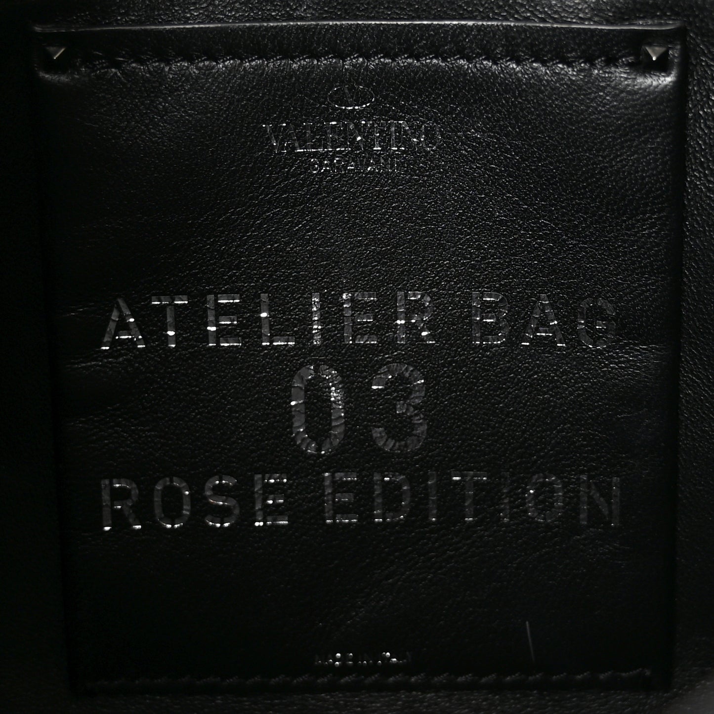 Nappa Atelier 03 Rose Edition Small Hobo Black