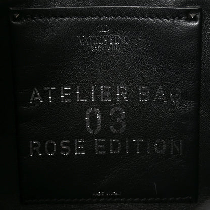 Valentino Garavani Nappa Atelier 03 Rose Edition Small Hobo Black 5 of 8