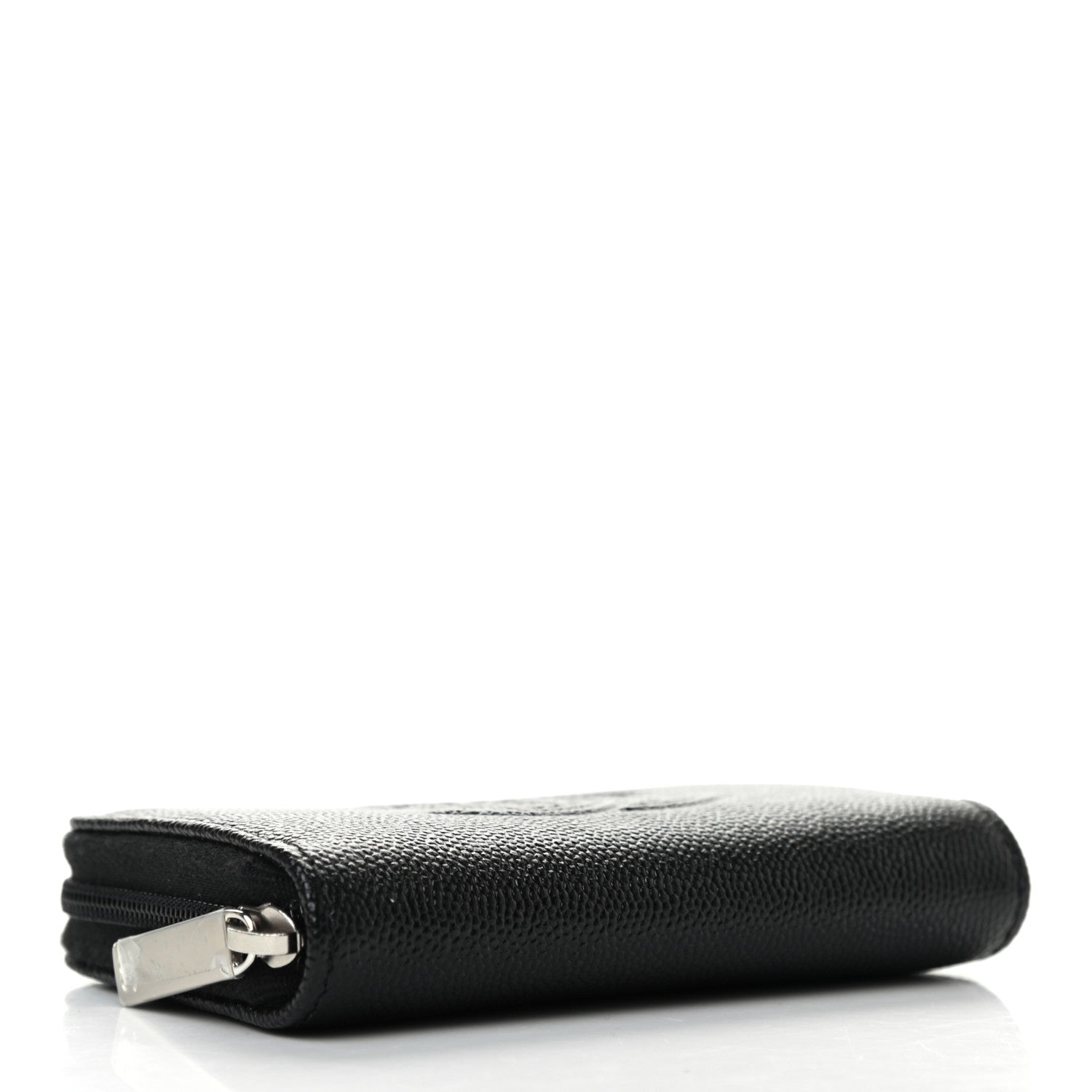 Chanel Caviar Timeless CC Zip Around Coin Purse Black 4 of 7