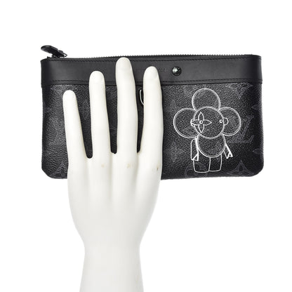 Louis Vuitton Monogram Eclipse Vivienne Pochette Apollo PM 2 of 8