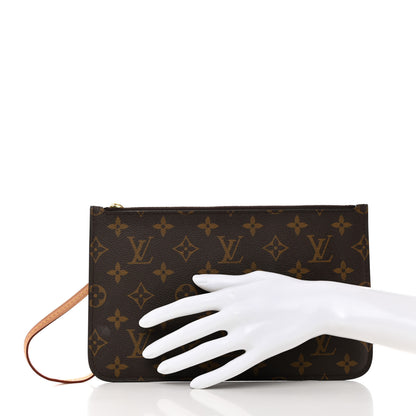 Louis Vuitton Monogram Neverfull MM GM Pochette 2 of 8