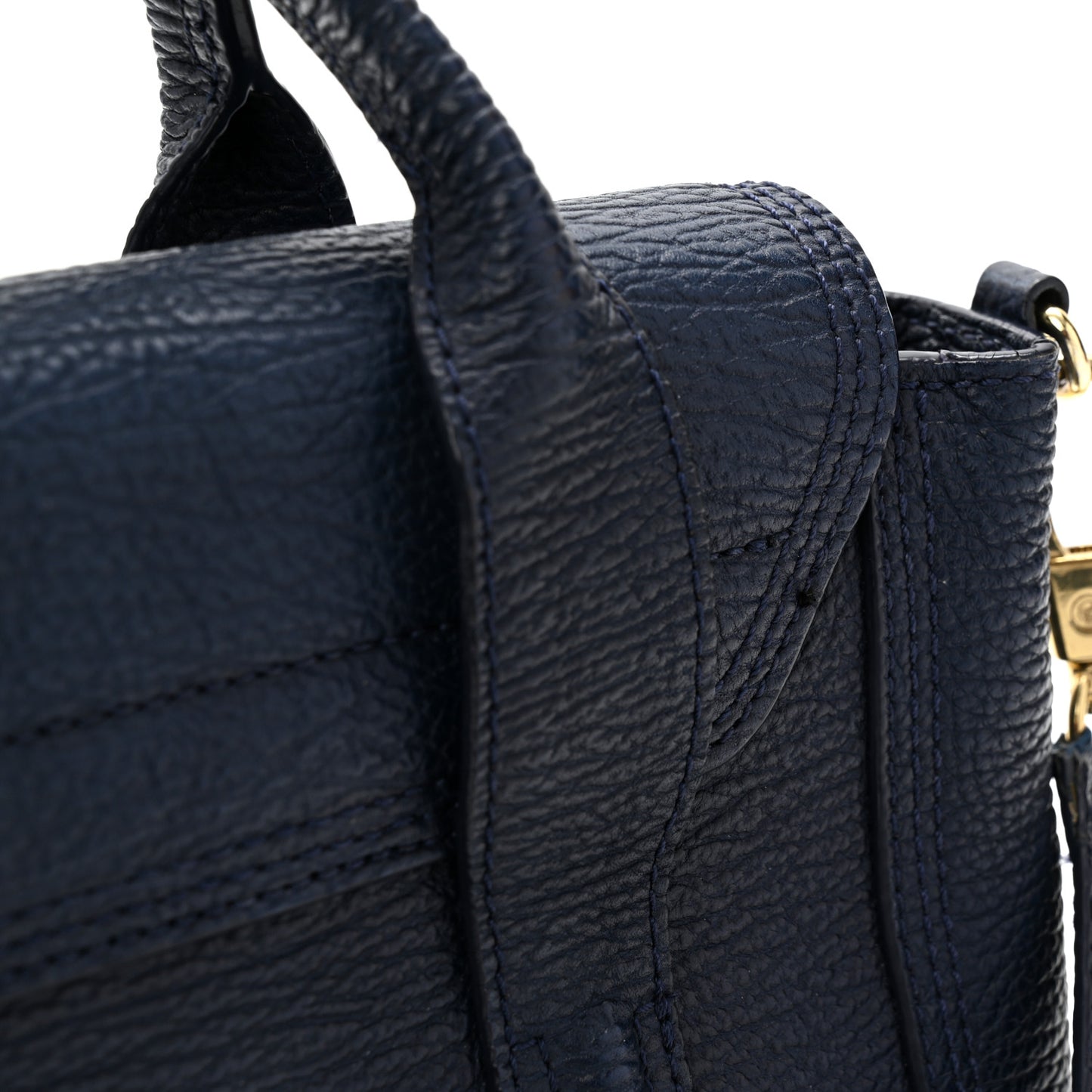 Textured Calfskin Mini Pashli Satchel Ink