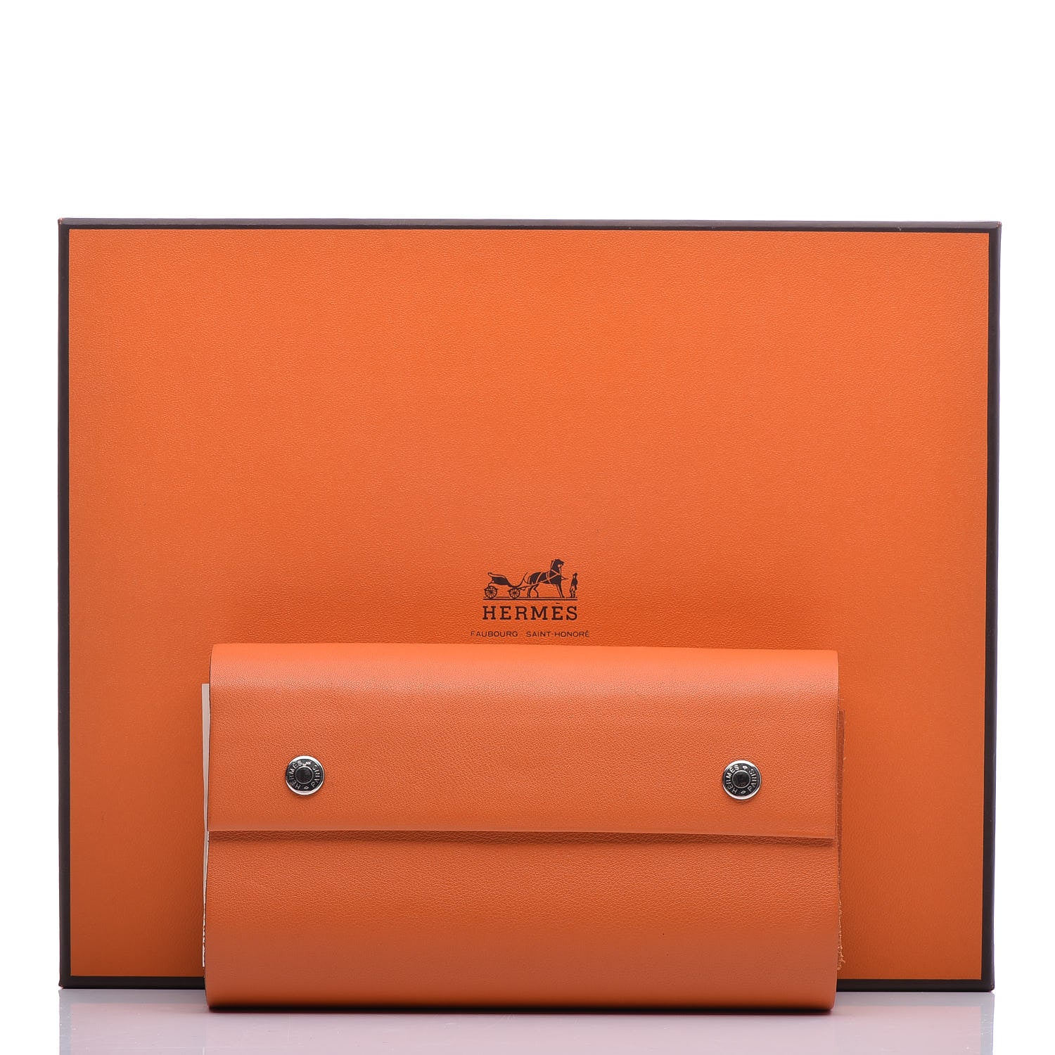 Hermes Swift Roll Notebook Orange 11 of 11