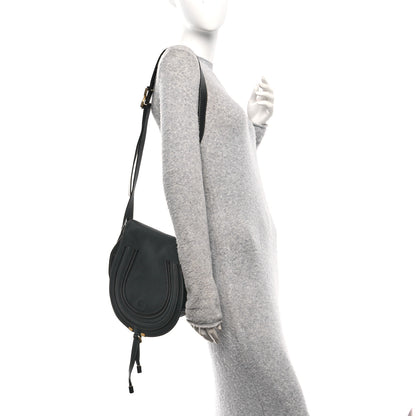 Chloe Grained Calfskin Medium Marcie Saddle Bag Black 2 of 9