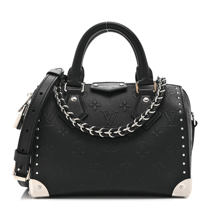 Louis Vuitton Calfskin Monogram Bold Speedy Trunk 20 1 of 9