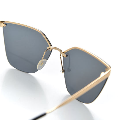 Prada Metal Polarized Cat Eye Sunglasses SPR 68T Black 9 of 9