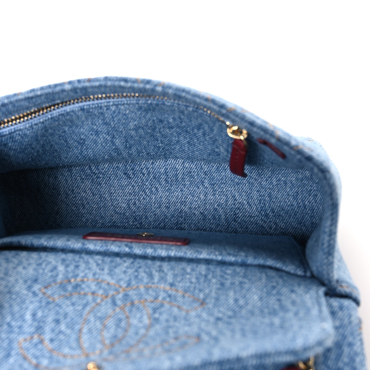 Chanel Denim Mini Souplissimo Flap Blue 5 of 11