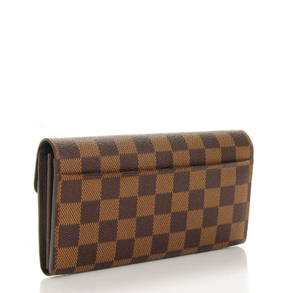 Louis Vuitton Damier Ebene Sarah Wallet NM 2 of 6