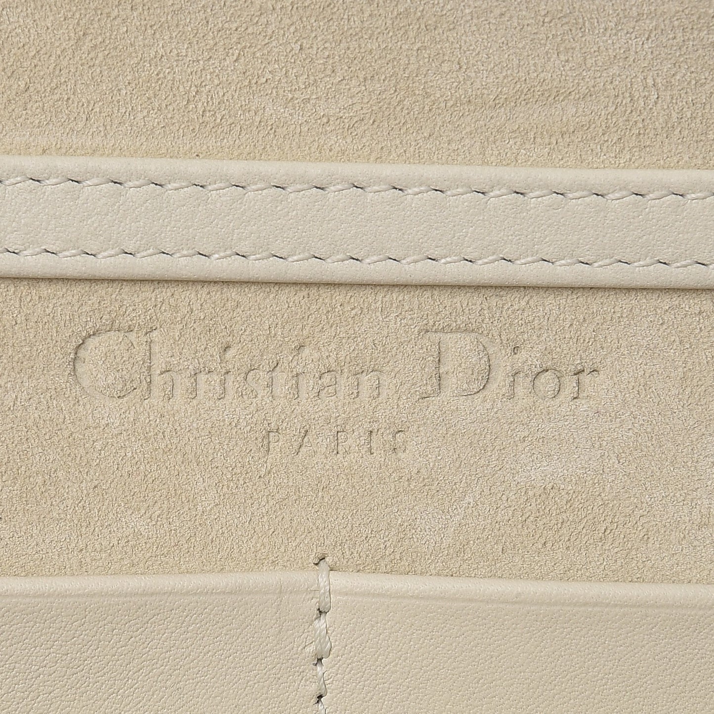 Calfskin Embossed Stars Wallet on Chain White Gold