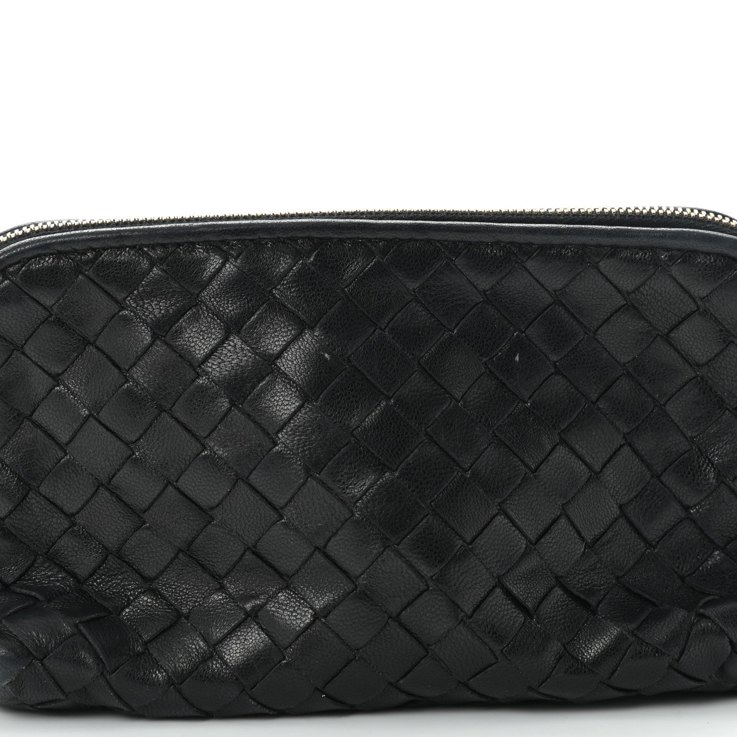 Bottega Veneta Nappa Intrecciato Cosmetic Pouch Black 9 of 11