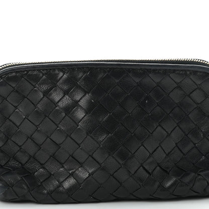 Bottega Veneta Nappa Intrecciato Cosmetic Pouch Black 9 of 11