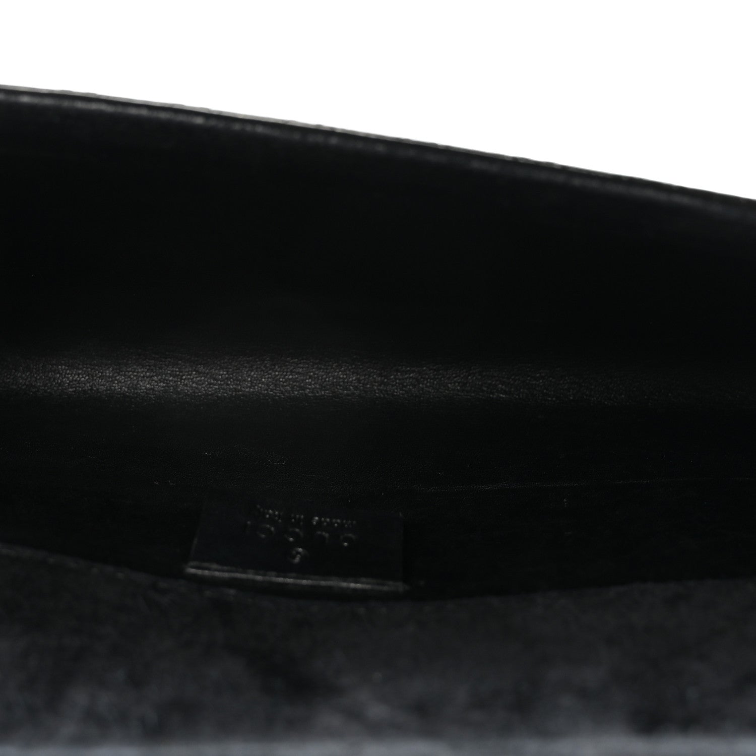Gucci Patent Microguccissima Small Broadway Clutch Black 5 of 7