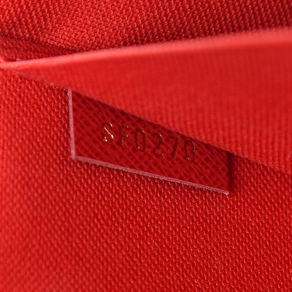Louis Vuitton Damier Ebene Pochette Felicie Chain Wallet 7 of 11