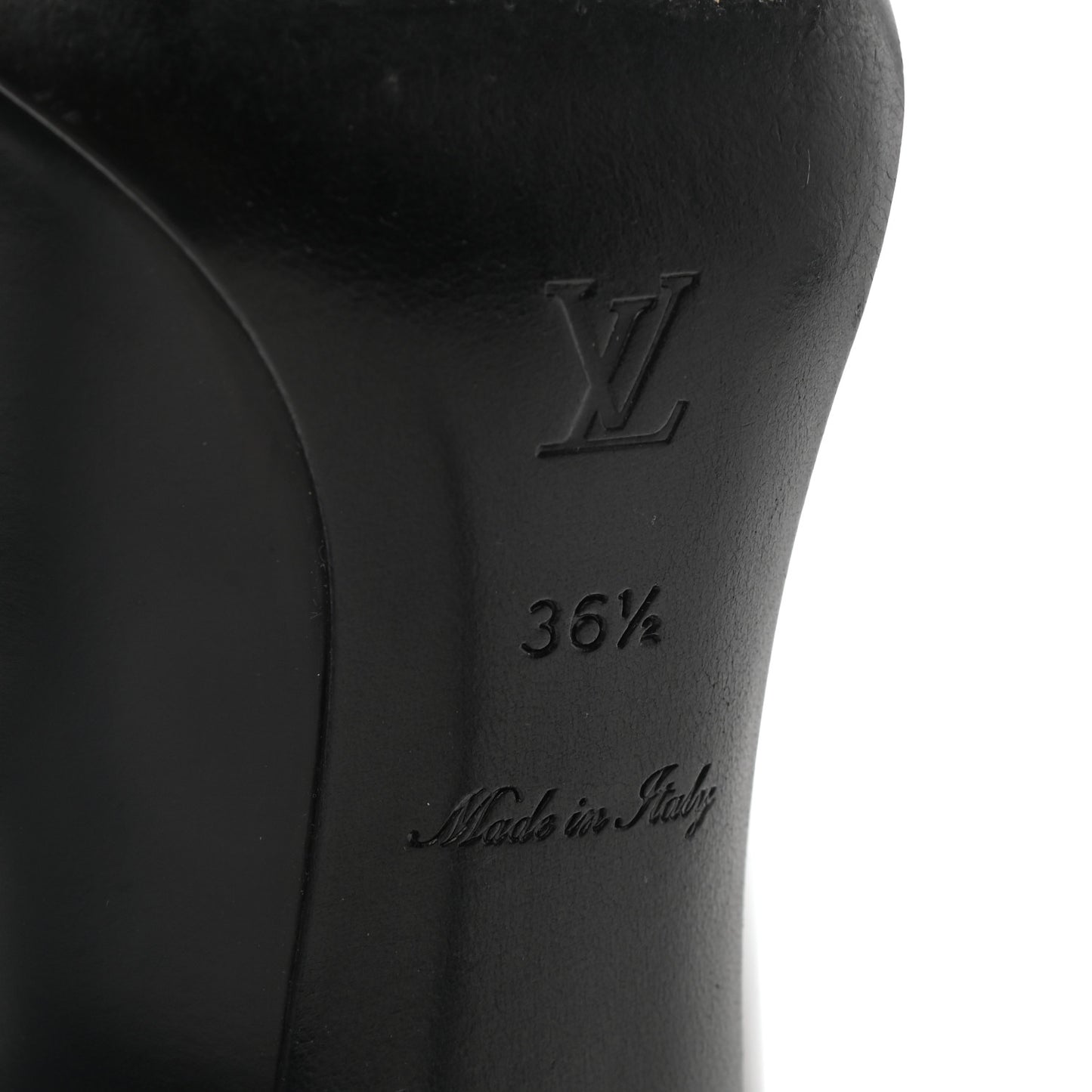 Calfskin Eyeline Pumps 36.5 Black