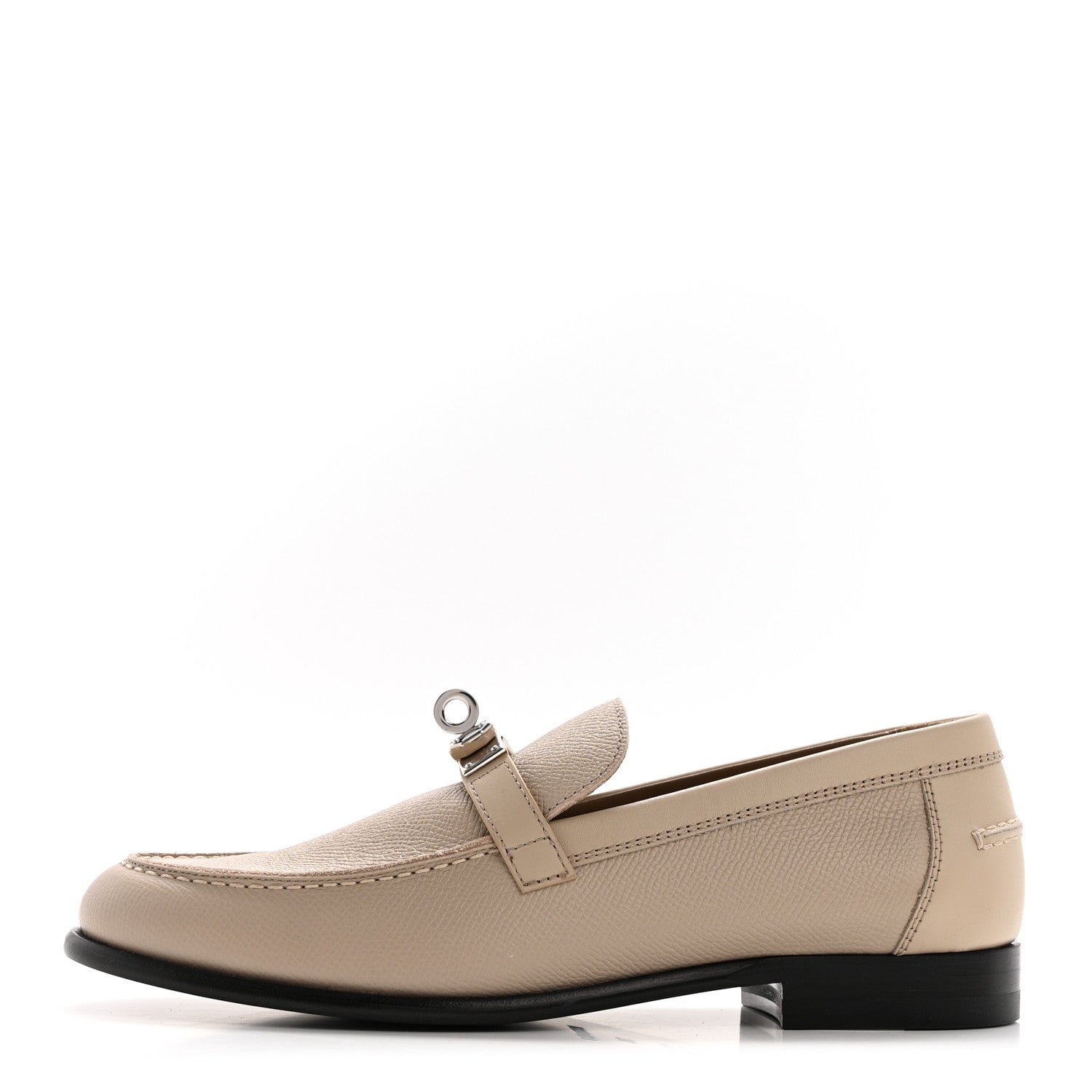 Hermes Epsom Womens Destin Loafer 36 Blanc Gomme 1 of 9