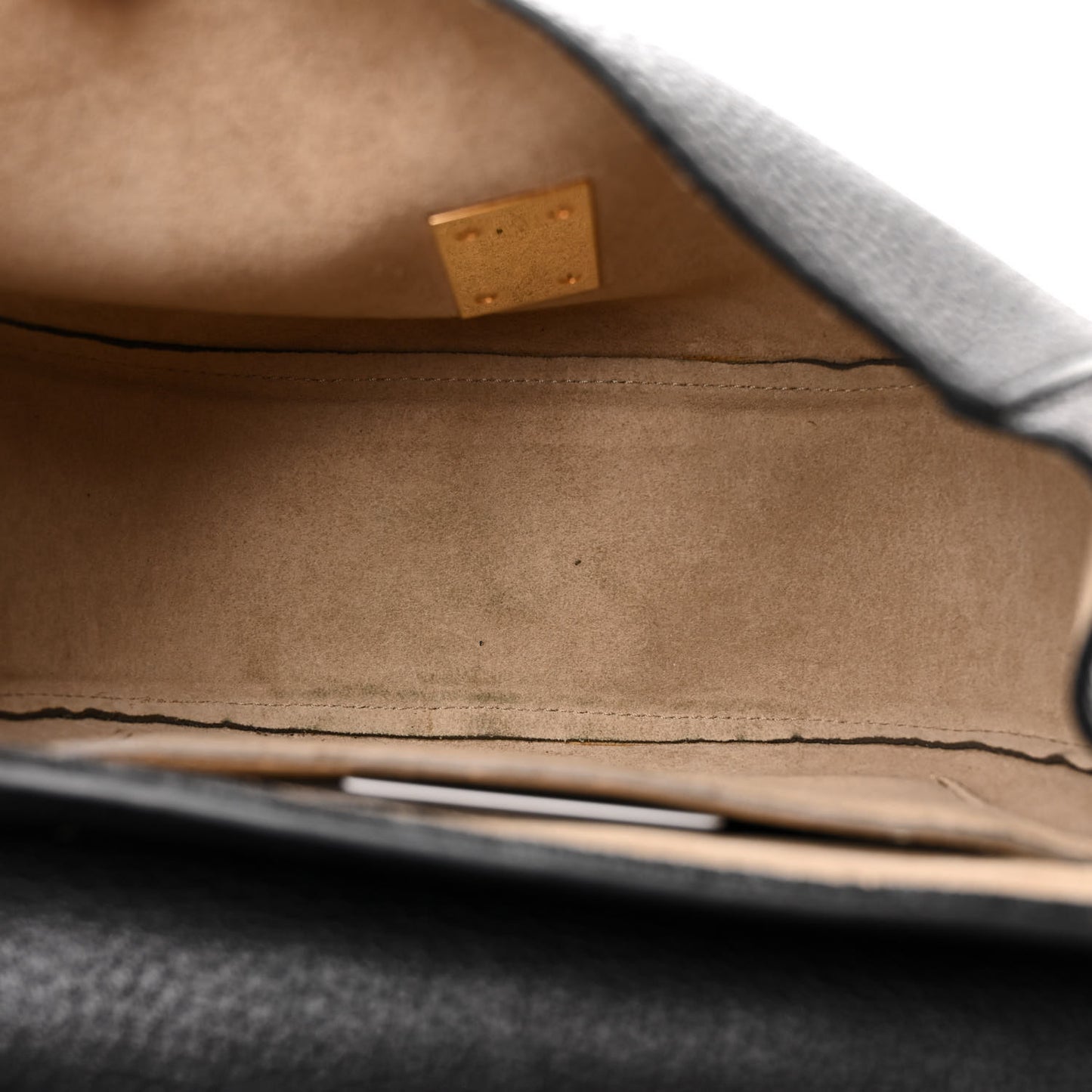 Grained Lambskin Drew Shoulder Bag Black