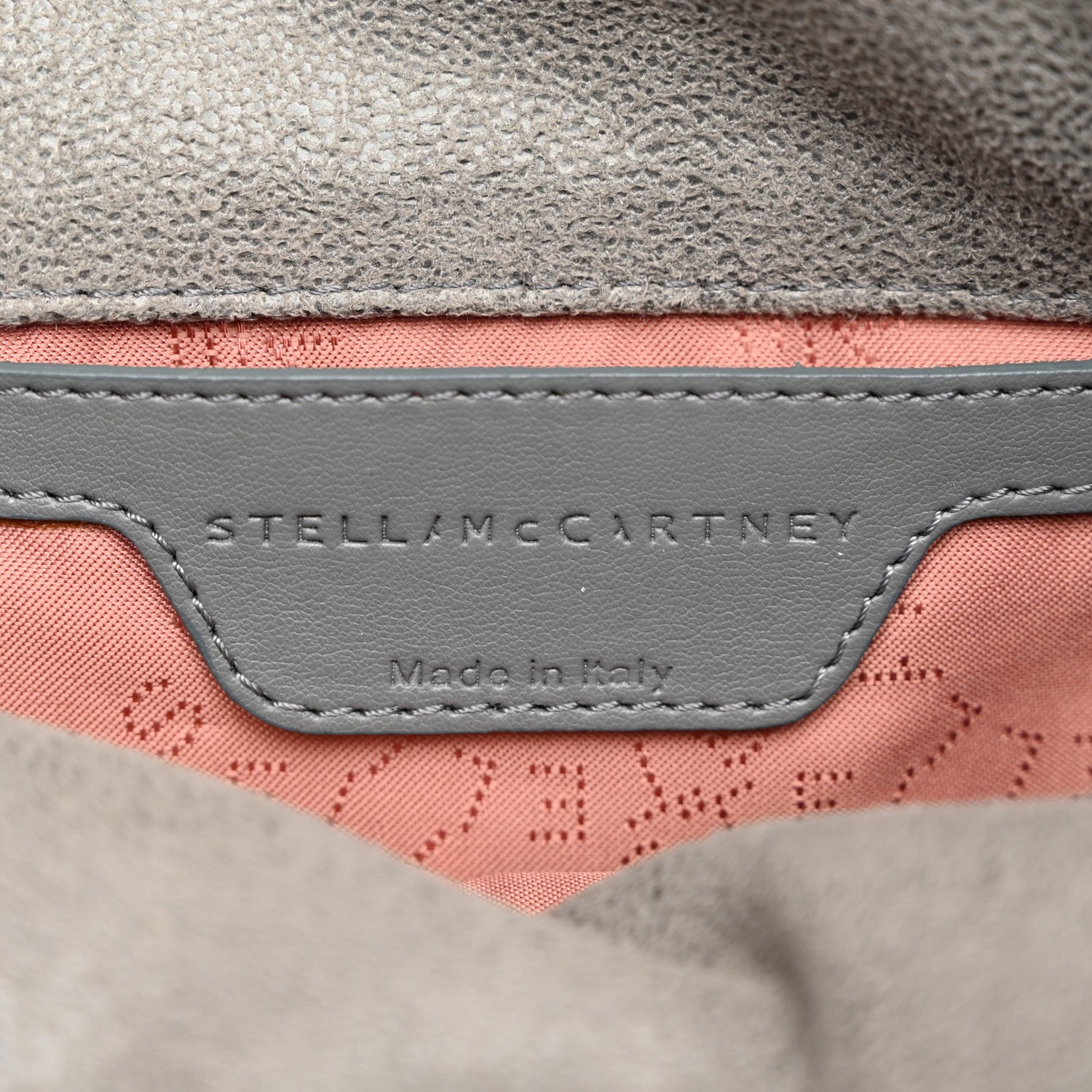 Stella McCartney Shaggy Deer Quilted Mini Falabella Grey 6 of 11