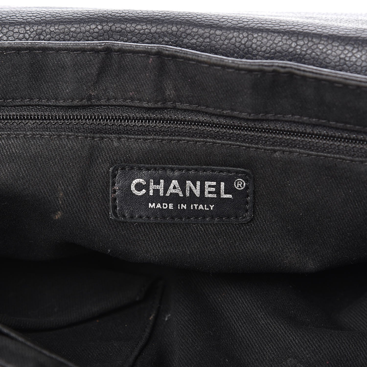 Chanel Caviar Half Moon Large Flap Black 6 of 15