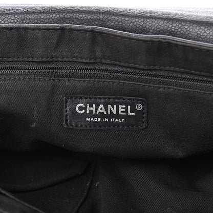 Chanel Caviar Half Moon Large Flap Black 6 of 15
