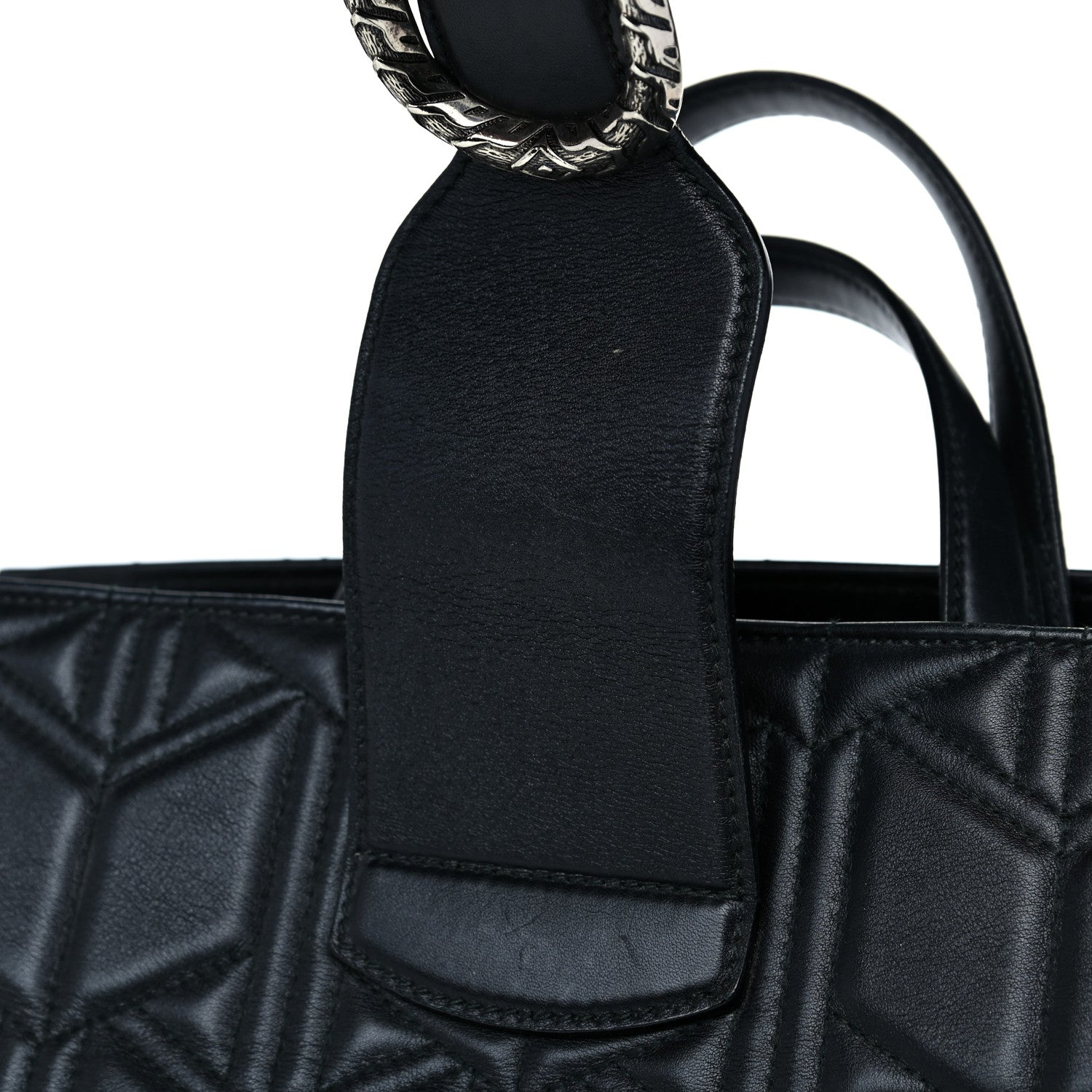 Gucci Calfskin Web Quilted Large Dionysus Tote Bag Black 31 of 31