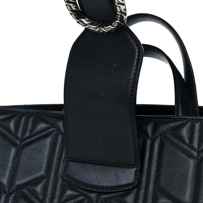 Gucci Calfskin Web Quilted Large Dionysus Tote Bag Black 31 of 31
