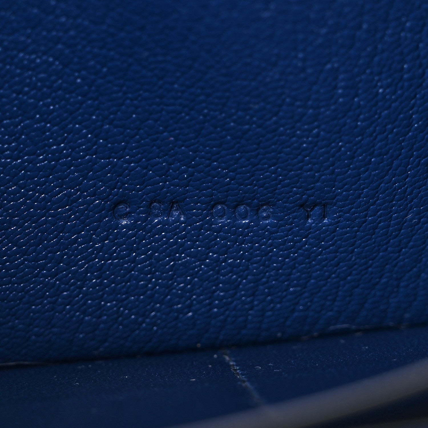 Hermes Ostrich Kelly Longue Wallet Bleu Saphir 7 of 7