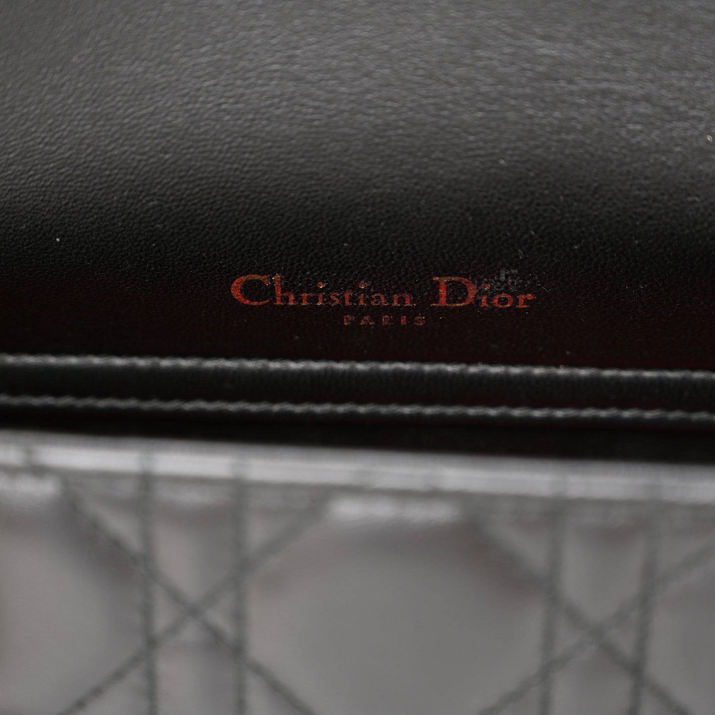 Lambskin Cannage Lady Dior Double Chain Bag Black
