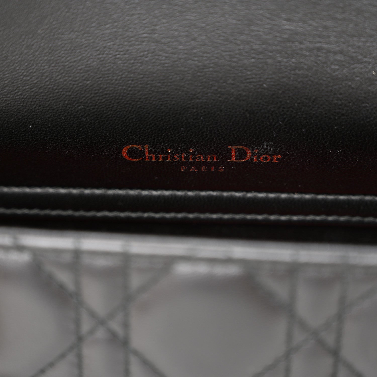 Christian Dior Lambskin Cannage Lady Dior Double Chain Bag Black 6 of 11