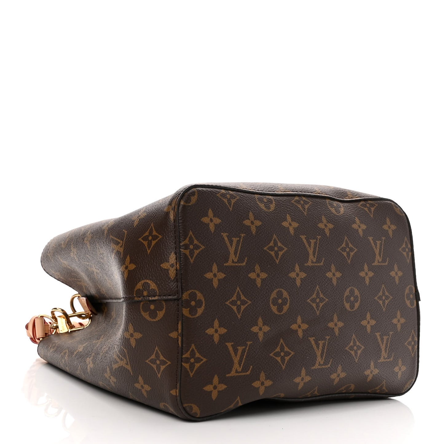 Monogram Braided Neonoe MM Peach Cream