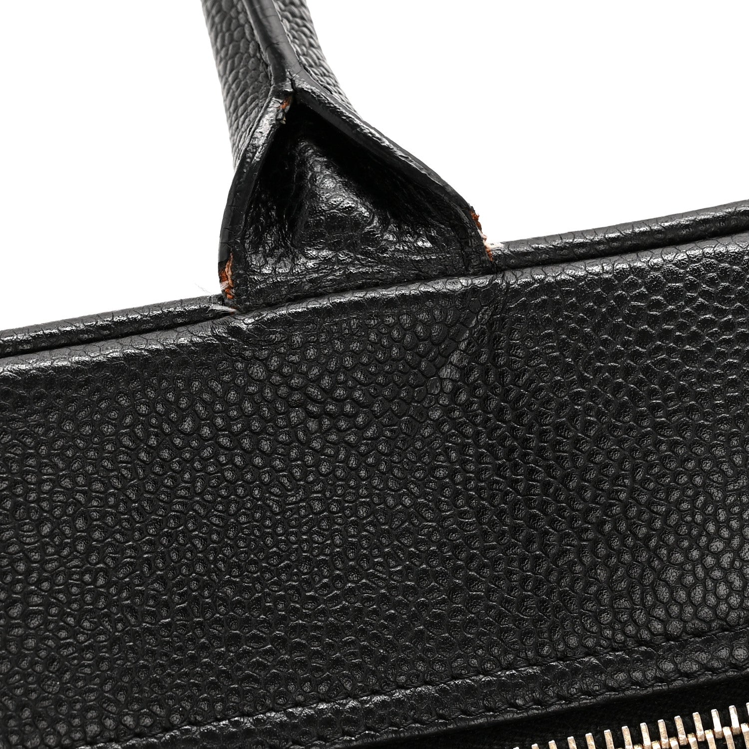 Chanel Caviar Quilted Large Bowler Black 11 of 12